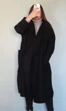 Charger l'image dans la galerie, MANTEAU LONG NOIR