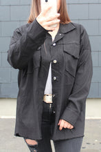Charger l'image dans la galerie, SURCHEMISE MEORA NOIR