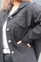 Charger l'image dans la galerie, SURCHEMISE MEORA NOIR