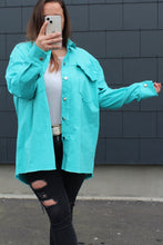 Charger l'image dans la galerie, SURCHEMISE MEORA BLEU